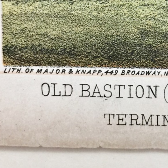 Antique Major Knapp Lithograph St Vincent Convent - Picture 5 of 8